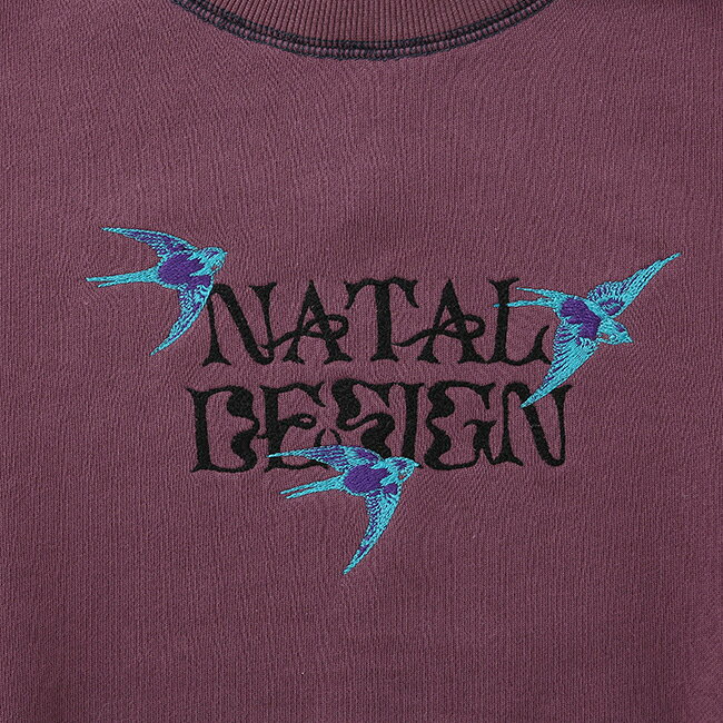 ネイタルデザイン スワローロゴクルースウェット NATAL DESIGN SWALLOW LOGO CREW SWEAT メンズ TW-030 トップス トレーナー 長袖 おしゃれ キャンプ アウトドア canpanera-10106512 OutdoorStyle サンデーマウンテン サンプル画像3