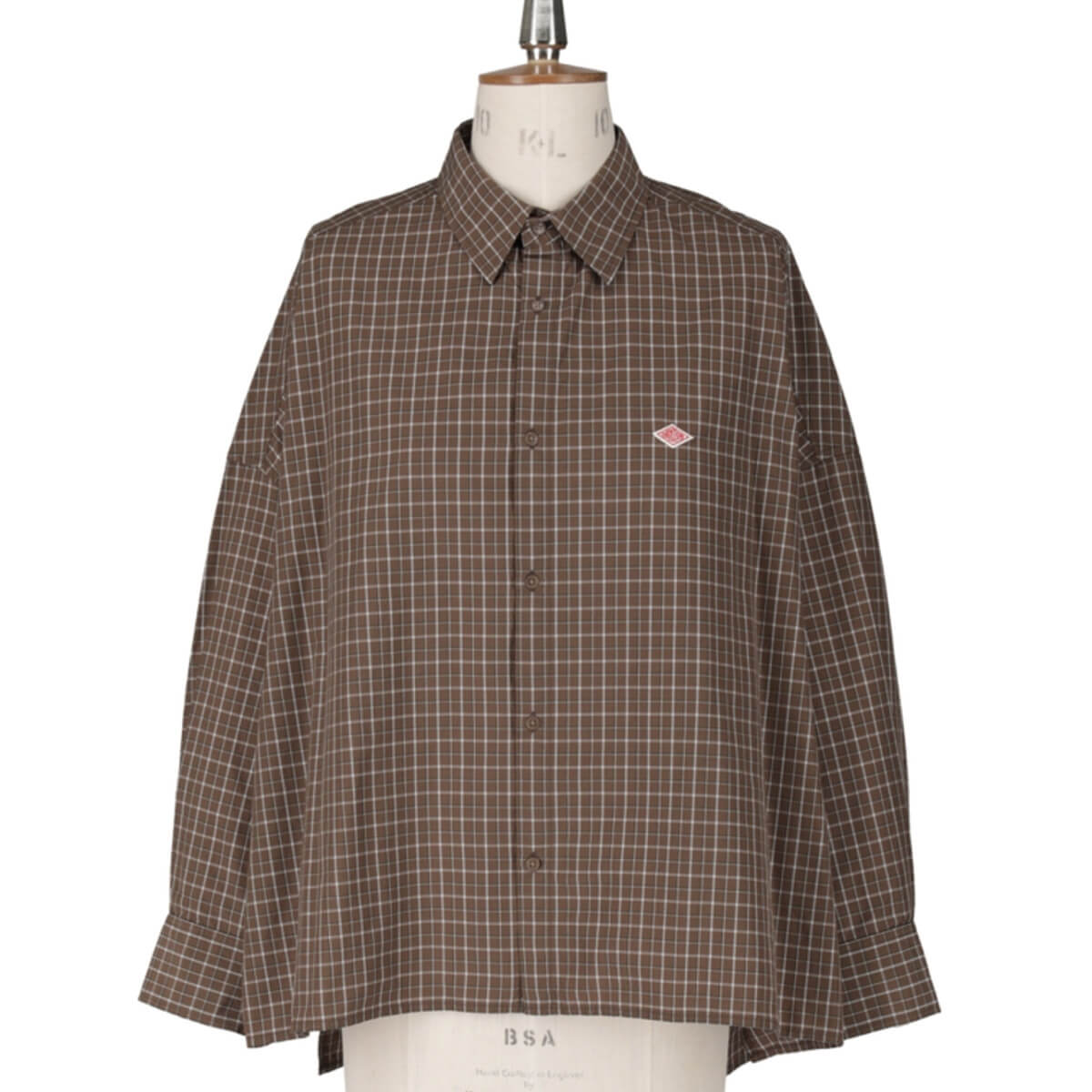 【正規取扱店】ダントン レギュラーカラーL/Sシャツ ヤーンダイタフタ【ウィメンズ】 DANTON REGULAR COLLAR L/S SHIRT レディース #DT-B0474 NFR 長袖シャツ カジュアル 羽織り 上着 トップス チェック柄 シンプル おしゃれ キャンプ アウトドア canpanera-10106690 OutdoorStyle サンデーマウンテン サンプル画像3