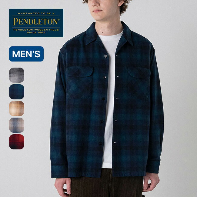 ペンドルトン オープンカラーシャツ PENDLETON Open Collar Shirt メンズ 6475-5000 トップス チェックシャツ ロングスリーブ 長袖 羽織り おしゃれ キャンプ アウトドア canpanera-10075993 OutdoorStyle サンデーマウンテン パッケージ画像