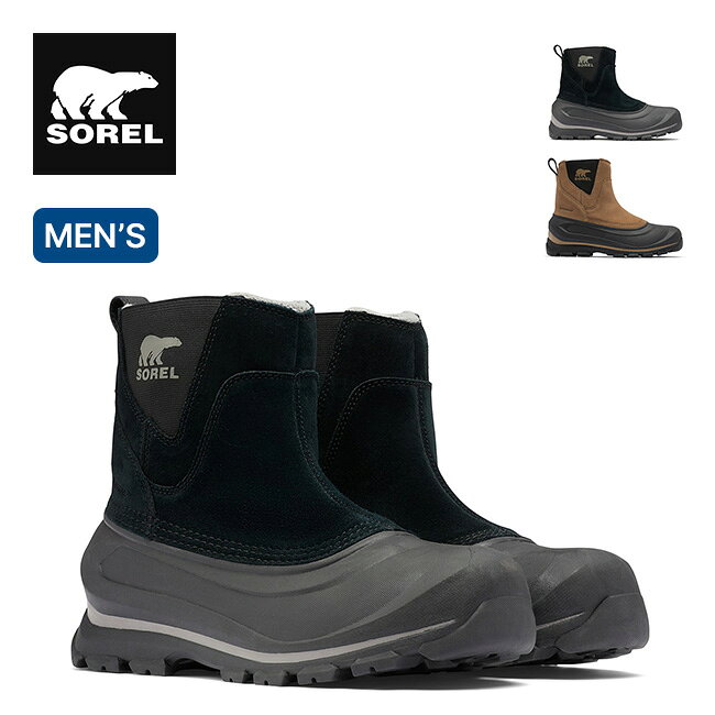 ソレル バクストンプルオンWP メンズ SOREL BUXTON PULL ON BOOT WP NM5182 ブーツ 靴 ウィンターシューズ ショート丈 ショートブーツ おしゃれ キャンプ アウトドアウェア