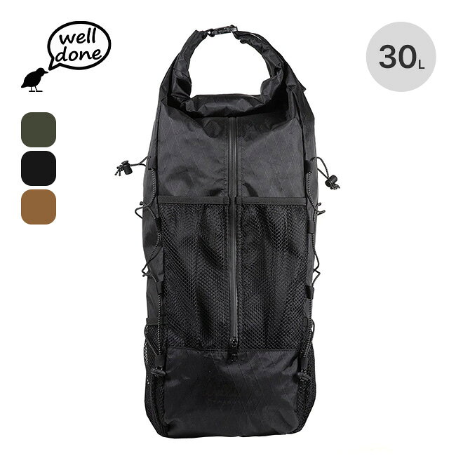 ウェルダン チップスバッグ30L welldone WELLDONE Chips Bag 30L バックパック リュックサック ザック ビジネス 通勤 通学 登山 トラベル 旅行 フェス おしゃれ キャンプ アウトドア