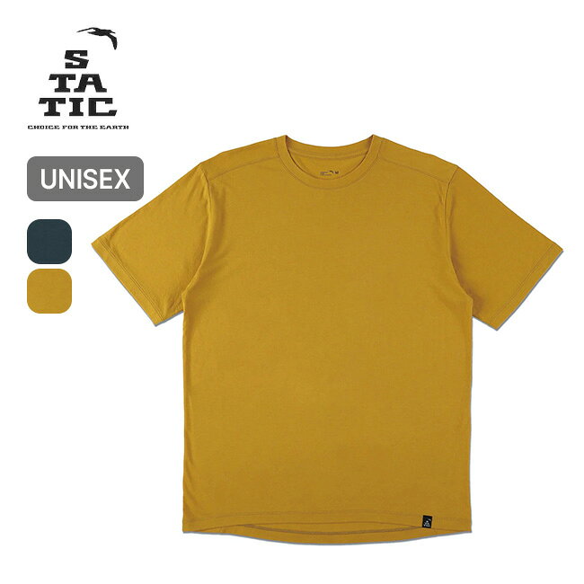 スタティック フォージウールT S/S STATIC FORGE WOOL S/S メンズ レディース ユニセックス 136220 トップス Tシャツ 半袖 メリノウール 高強度 シンプル タウンユース ジム 登山 旅行 トラベル キャンプ アウトドア