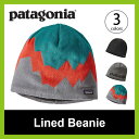 パタゴニア ラインドビーニー Patagonia Lined Beanie メンズ レディース 【送料無料】キャップ ビーニー ニット帽 帽子 小物 アクセサリー ロゴ 柔らかい 吸湿 速乾性 雪 防風 <2017FW>
