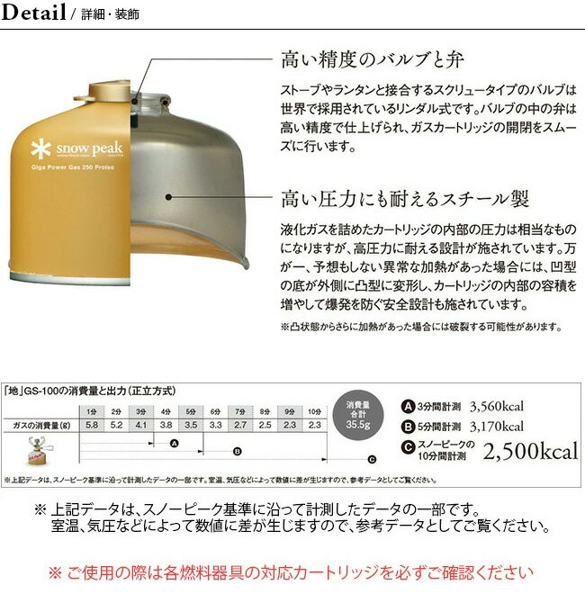 スノーピーク ギガパワーガス110プロイソ snow peak GigaPower Fuel 110 Pro GP-110GR ガス バーナー ストーブ ガスカートリッジ キャンプ アウトドア フェス【正規品】通販格安セール情報 楽天 通販