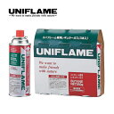 ユニフレーム レギュラーガス(3本) UNIFLAME 650028 キャンプ アウトドア フェス 【正規品】