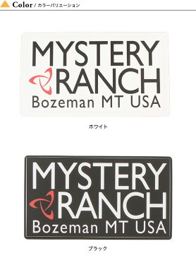 ミステリーランチ ヘリテージロゴステッカー MYSTERY RANCH Heritage Logo Sticker ステッカー シール ロゴ アウトドア ＜2019 秋冬＞