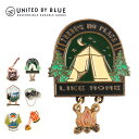 ユナイテッドバイブル エナメルピン UNITED BY BLUE ENAMEL PIN ピン アクセサリー 雑貨 キャンプ アウトドア フェス ギフト