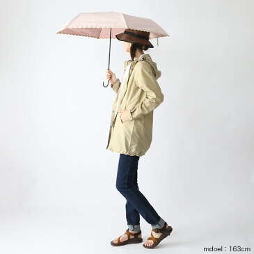 ワールドパーティー パラソル 遮光星柄スカラップ ミニ Wpc. STAR SCALLOP mini 傘 折りたたみ傘 日傘 雨具 折りたたみ 晴雨兼用 801-972 アウトドア <2020 春夏>