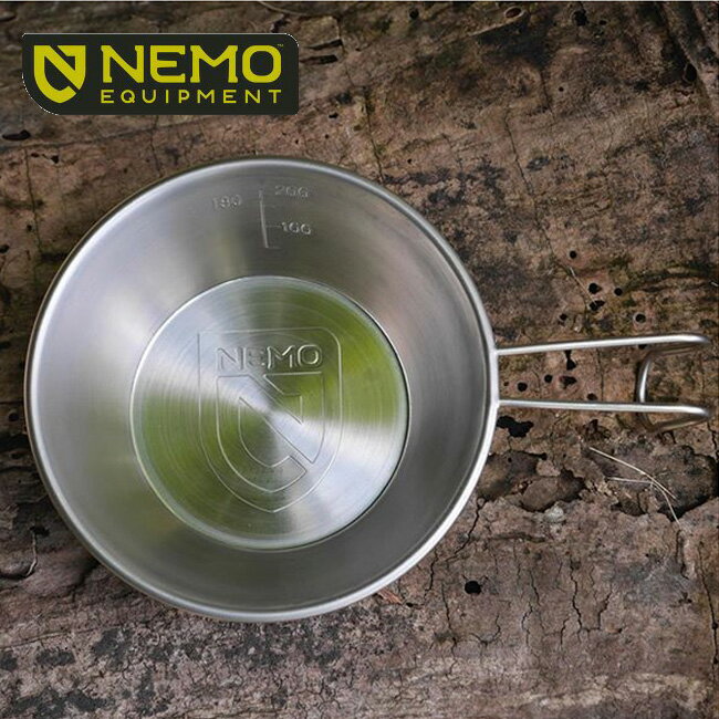 【SALE 30%OFF】ニーモ NEMOシェラカップ NEMO Sierra Cup NM-AC-SC 計量カップ ステンレスシェラ 食器 調理器具 キャンプ アウトドア フェス