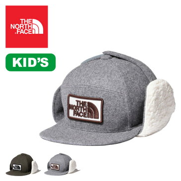 ノースフェイス 【キッズ】ウィンタートラッカーキャップ THE NORTH FACE Kids' Winter Trucker Cap NNJ41900 キャップ トラッカーキャップ 帽子 防寒 耳当てつき 子供 アウトドア ＜2019 秋冬＞