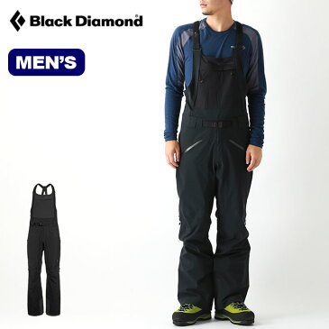 【キャッシュレス 5%還元対象】ブラックダイヤモンド リーコンストレッチビブ Black Diamond RECON STRETCH BIBS メンズ BD65152 スキーパンツ パンツ ボトムス つなぎ スキーウェア ＜2019 秋冬＞