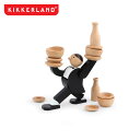 キッカーランド ドントティップザウェイタースタッキングゲーム KIKKERLAND Don’t Tip The Waiter Stacking Game 2989 バランスゲーム キャンプ 遊び道具 アウトドア