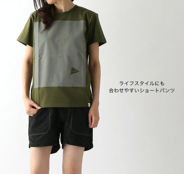 アンドワンダー ナイロンクライミングショートパンツ and wander nylon climbing short pants メンズ レディース ウィメンズ 5740152006 ボトムス ハーフパンツ 半パン 膝上 ロッククライミング ボルダリング アウトドア 【正規品】