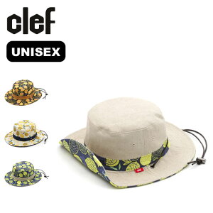 クレ リバーシブルスカッシュハット Clef REV. SQUASH HAT RB3614 帽子 ハット ユニセックス キャンプ アウトドア フェス【正規品】