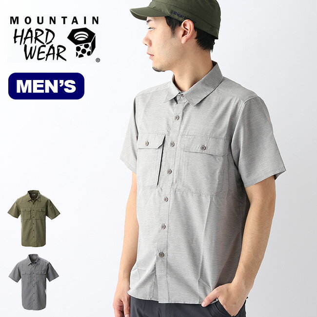 マウンテンハードウェア キャニオンソリッドショートスリーブシャツ Mountain Hardwear Canyon Solid Short Sleeve Shirt メンズ OE7044 シャツ 襟シャツ 半袖 トップス アウトドア ＜2020 春夏＞