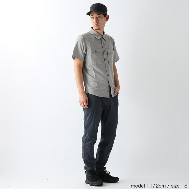 マウンテンハードウェア キャニオンソリッドショートスリーブシャツ Mountain Hardwear Canyon Solid Short Sleeve Shirt メンズ OE7044 シャツ 襟シャツ 半袖 トップス アウトドア ＜2020 春夏＞