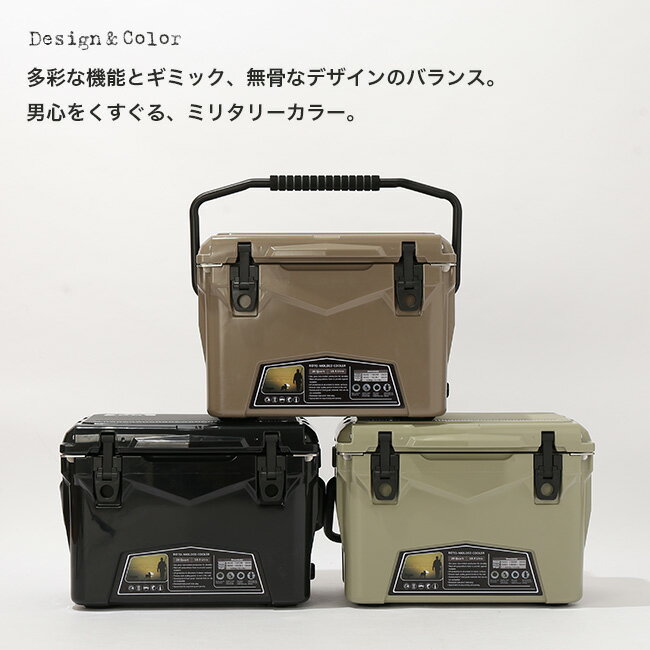 ドベルグ×アイスランド クーラーボックス20QT DVERG×ICELAND ハードクーラー 約19L 保冷 バーベキュー キャンプ アウトドア フェス【正規品】通販格安セール情報 楽天 通販