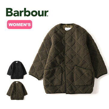 【豪華キャンペーン開催中】バブアー キルティングノーカラーコートOSボア BARBOUR QUILTED NO COLLAR COAT OS BOA レディース SLQ0021 オーバーサイズ 大きめ キャンプ アウトドア フェス【正規品】