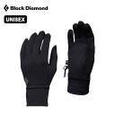 ブラックダイヤモンド ライトウェイト スクリーンタップ Black Diamond LIGHTWEIGHT SCREENTAP GLOVES BD77320 グローブ 手袋 薄手 ストレッチ スマホ対応 タッチパネル アウトドア 【正規品】