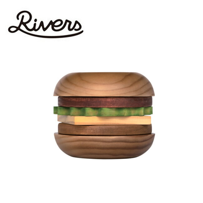 リバーズ ハンバーガーコースターズスタックスプラス RIVERS HAMBURGER COASTERS STAX PLUS コーヒードリッパーホルダー トレー インテリア 木製 ウッド キャンプ アウトドアリビング 【正規品】