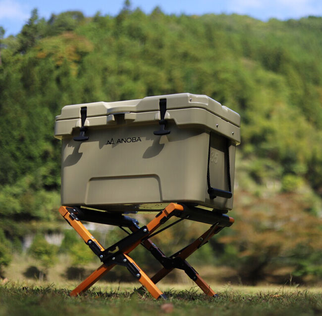 アノバ 可変式ウッドクーラースタンド ANOBA Wood cooler stand クーラーボックス 置き 荷台 キャンプ アウトドア【正規品】通販格安セール情報 楽天 通販