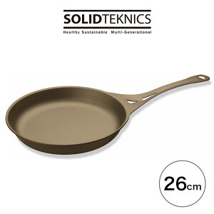 ソリッドテクニクス ライトニングフライパン26cm SOLID TEKNICS Lightning Flying pan 73126 調理器具 フライパン 鉄製 育てるフライパン スキレット 直火 ガス火 IH対応 キャンプ アウトドア フェス【正規品】