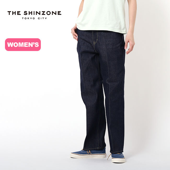 ザ シンゾーン ハイウエストアイビージーンズ THE SHINZONE HIGH WAIST IVY JEANS レディース ウィメンズ 20AMSPA65 ボトムス パンツ ロングパンツ デニム キャンプ アウトドア フェス