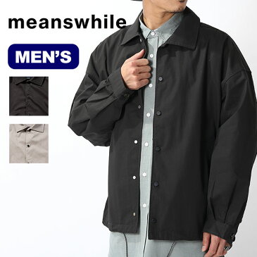 ミーンズワイル ハイデンシティギャバジンコーチジャケット meanswhile HIGH DENSITY GABARDINE COACH JKT メンズ MW-JKT21107 トップス アウター コート ジャケット キャンプ アウトドア【正規品】