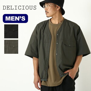 デリシャス フィールドスナップブルゾンS/S DELICIOUS Field snap blouson S/S メンズ DB2775S 半袖 ジャケット アウター トップス ブルゾン Tシャツ キャンプ アウトドア フェス【正規品】