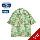 【SALE 60%OFF】アーミーツイル カモプリントH/Sユーティリティシャツ ARMY TWILL CAMO PRINT H/S UTILITY SHIRT メンズ AM-2417008 トップス シャツ カラーシャツ カジュアルシャツ 半袖 フェス おしゃれ キャンプ アウトドア