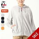 【ラスト1点】【SALE 30%OFF】チャムス レディースバルーンスリーブジップパーカLP【ウィメンズ】 CHUMS Lady's Balloon Sleeve Zip Parka LP レディース CH18-1291 トップス カットソー スウェット パーカー フーディ アウター フェス おしゃれ