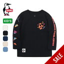 【SALE Max40%OFF】チャムス キッズディスコタイムブラッシュドL/S Tシャツ【キッズ】 CHUMS Kid's Disco Time Brushed L/S T-Shirt CH21-1341 ロングスリーブ 長袖 子供 男の子 女の子 ギフト プレゼント キャンプ アウトドア