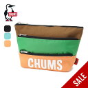 【SALE 30%OFF】チャムス トリコロール3ポケットポーチスウェットナイロン CHUMS Tricolor 3 Pocket Pouch Sweat Ny...