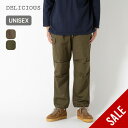 【ラスト1点】【SALE 10%OFF】デリシャス ミリタリーイージーカーゴ DELICIOUS Military Easy Cargo Pants メンズ DP9808 ボトムス ロングパンツ 長ズボン おしゃれ キャンプ アウトドア