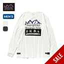 【ラスト1点】【SALE 50%OFF】ジャギッドエッジ・マウンテンギア 天風水山プリントL/S TEE Jagged Edge Mountain Gear メンズ JE-24S-04 A Tシャツ トップス 長袖 ロングスリーブ ロンT フェス おしゃれ キャンプ アウトドアウェア