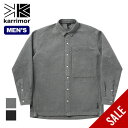 【ラスト1点】【SALE 10%OFF】カリマー ブラッシュドウーブンL/Sシャツ KARRIMOR brushed woven L/S shirts メンズ 101445 シャツ 襟シャツ カジュアルシャツ フランネルシャツ ロングスリーブ 長袖 カジュアル 撥水 保温 キャンプ アウトドア