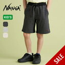 【SALE 50%OFF】ナンガ エコハイブリッドスウェットショーツ【キッズ】 NANGA NW2411-1S702-A ボトムス ショートパンツ 短パン おしゃれ キャンプ アウトドア