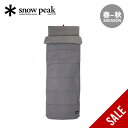 【SALE 40%OFF】スノーピーク セパレートシュラフ マットプラス snow peak 寝袋 シュラフ マット 登山 おしゃれ キャンプ アウトドア
