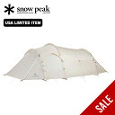 【SALE 30%OFF】【ラスト1点】スノーピーク ヴォールト アイボリー snow peak USA LIMITED ITEM SDE-080-IV-US ...