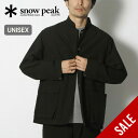 【ラスト1点】【SALE 50%OFF】スノーピーク タキビカーボンジャケット snow peak apparel TAKIBI Carbon Jacket メンズ レディース ユニセックス JK-24SU105 上着 トップス アウター 難燃 焚き火 焚火 羽織り アパレル おしゃれ キャンプ アウトドアウェア