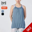 【SALE 50%OFF】スーパーナチュラル セットタンクREVO【ウィメンズ】 super.natural W SET TANK REVO SNWJ10184 タンクトップ 水陸両用 カップ付き 紫外線予防 レイヤード トレーニング ヨガ プール 海 レディース キャンプ アウトドアウェア
