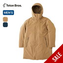 【SALE 50%OFF】【ラスト1点】ティートンブロス リフュージコート メンズ Teton Bros. TB233-070 トップス アウター コート ジャケット フェス おしゃれ キャンプ アウトドアウェア