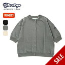 【SALE 50%OFF】ティージーオーセンティッククラシック HDCSスナップS/Sカーディガン【ウィメンズ】 Tieasy Authentic Classic HDCS SNAP S/S CARDIGAN レディース te001LT-SSSCD 上着 羽織 コットン おしゃれ キャンプ アウトドア