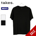 【ラスト1点】【SALE 60%OFF】テイクス メンズ Tee takes. メンズ TACU02 Tシャツ シャツ オーガニック 半袖 カットソー トップス おしゃれ キャンプ アウトドア
