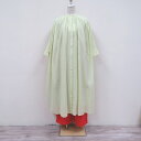 yuni ハイツイストコットン製品染めツーウェイシャツワンピースhigh twist cotton product dye 2way shirts onepic...