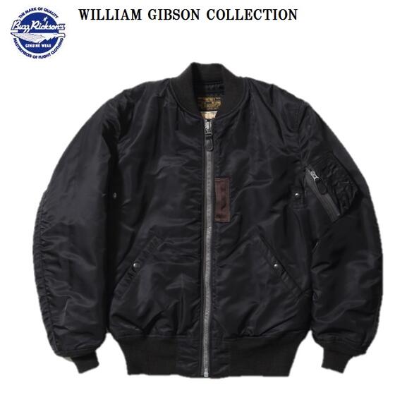 Buzz Rickson 039 s ブラックMA-1スレンダー（ロング）Type BLACK MA-1 SLENDER (LONG) WILLIAM GIBSON COLLECTION BR14965バズリクソンズウィリアムギブソンコレクションMADE IN JAPAN (日本製)