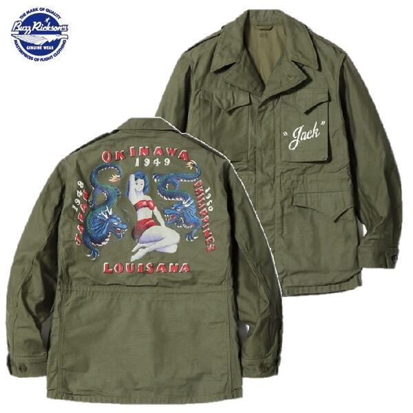 BuzzRickson's 「DRAGON & LADY」ハンドプリントカスタムTYPE M-1943フィールドジャケット (BuzzRickson MFG.CO.,INC.)HAND PAINT BR15723 (バズリクソンズ)Buzz Rickson's MADE IN JAPAN日本製