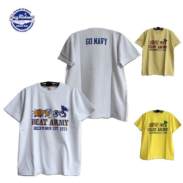 Buzz Rickson's 「BEAT ARMY GO NAVY」プリントミリタリーTシャツMADE IN U.S.A.アメリカ製S/S T-SHIRT BR79702(バズリクソンズ)BuzzRickson's