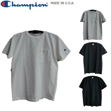 セールChampion ポケTMADE IN U.S.A.T1011ヘビーウェイトポケットTシャツ(米国製)(ティーテンイレブン) C5-B303☆チャンピオン