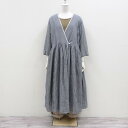 セール(g)グラム ファブリックイヤーカシュクールワンピース g-479MADE IN JAPAN(日本製)